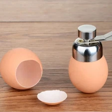 Stainless Steel Eggs Toppers Cutter Metal Eggs Scissors Creative Kitchen Tool