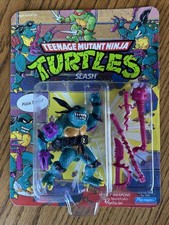 Vintage 1990 Playmates Teenage Mutant Ninja Turtles  Slash  Figure Sealed MOC