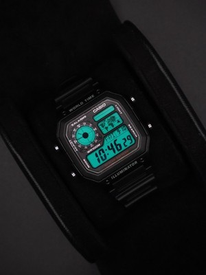 ''Radar'' | Casio World Time Illuminator | Royale | AE-1200WH |   | Custom | MOD