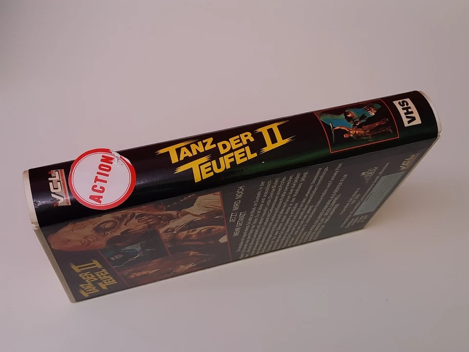 Tanz der Teufel 2 II 1987 VHS German PAL Video Großbox Bruce Campbell Evil Dead - Bild 3 von 4