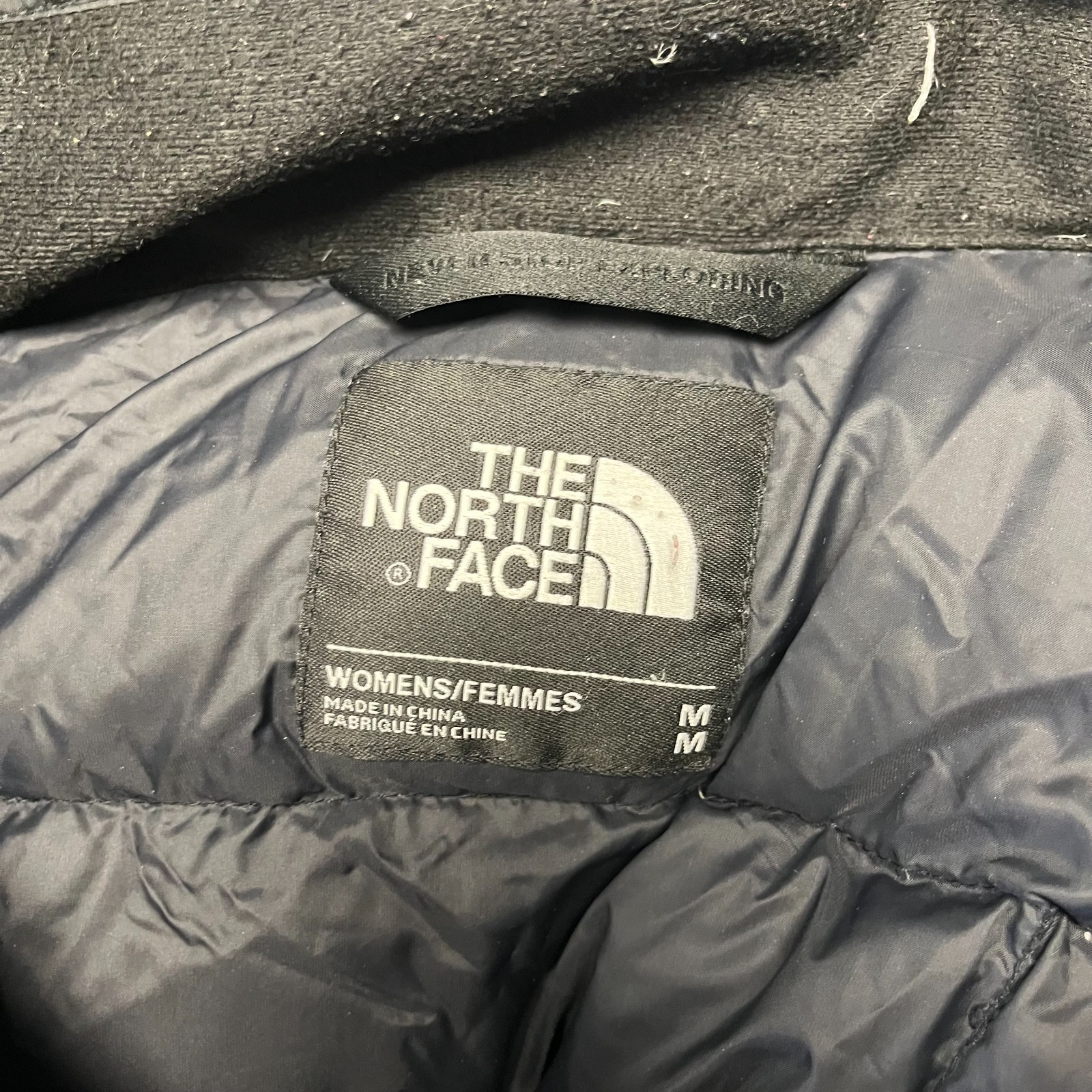 The North Face Women's Parka Jacket Size M Black 550 Down Quilted Puffer Winter thumbnail 15