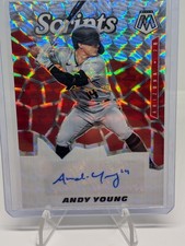 2021 Mosaic #SCR-AY Andy Young Scripts Auto Arizona Diamondbacks