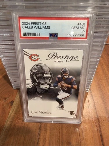 2024 Panini Prestige 💎 401 Caleb Williams RC 💎 Chicago Bears 💎 PSA 10!! 💎