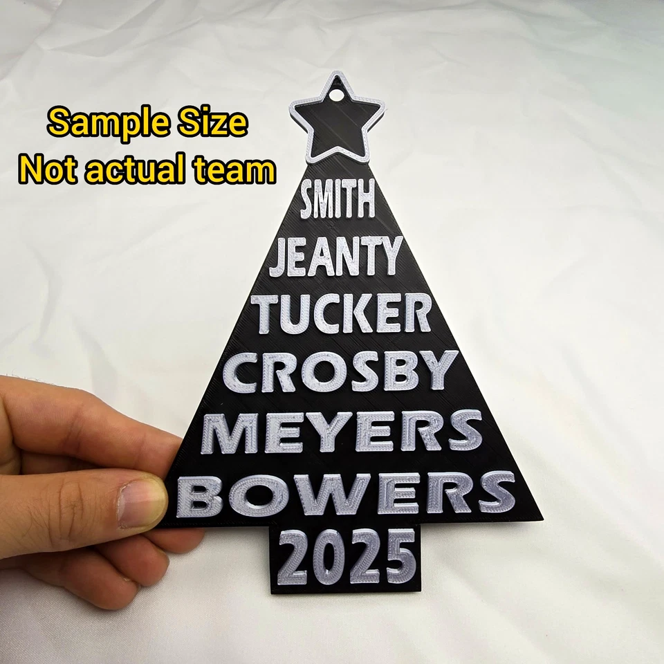 Houston Texans Christmas Tree Ornament NFL Football Man Cave Hanging Decorations - Image 3 of 3