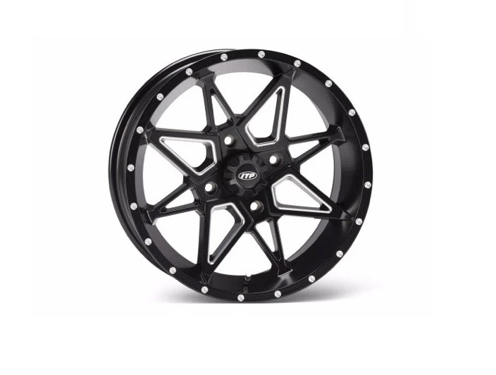 ITP Tornado UTV Wheels/Rims Milled/Black 15" Polaris RZR Turbo S / RS1 (4) Foto 2 de 3
