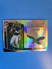 🏈2021 Donruss Optic Legendary Logos #LL-16 Jalen Hurts SP Silver Prizm MINT👀