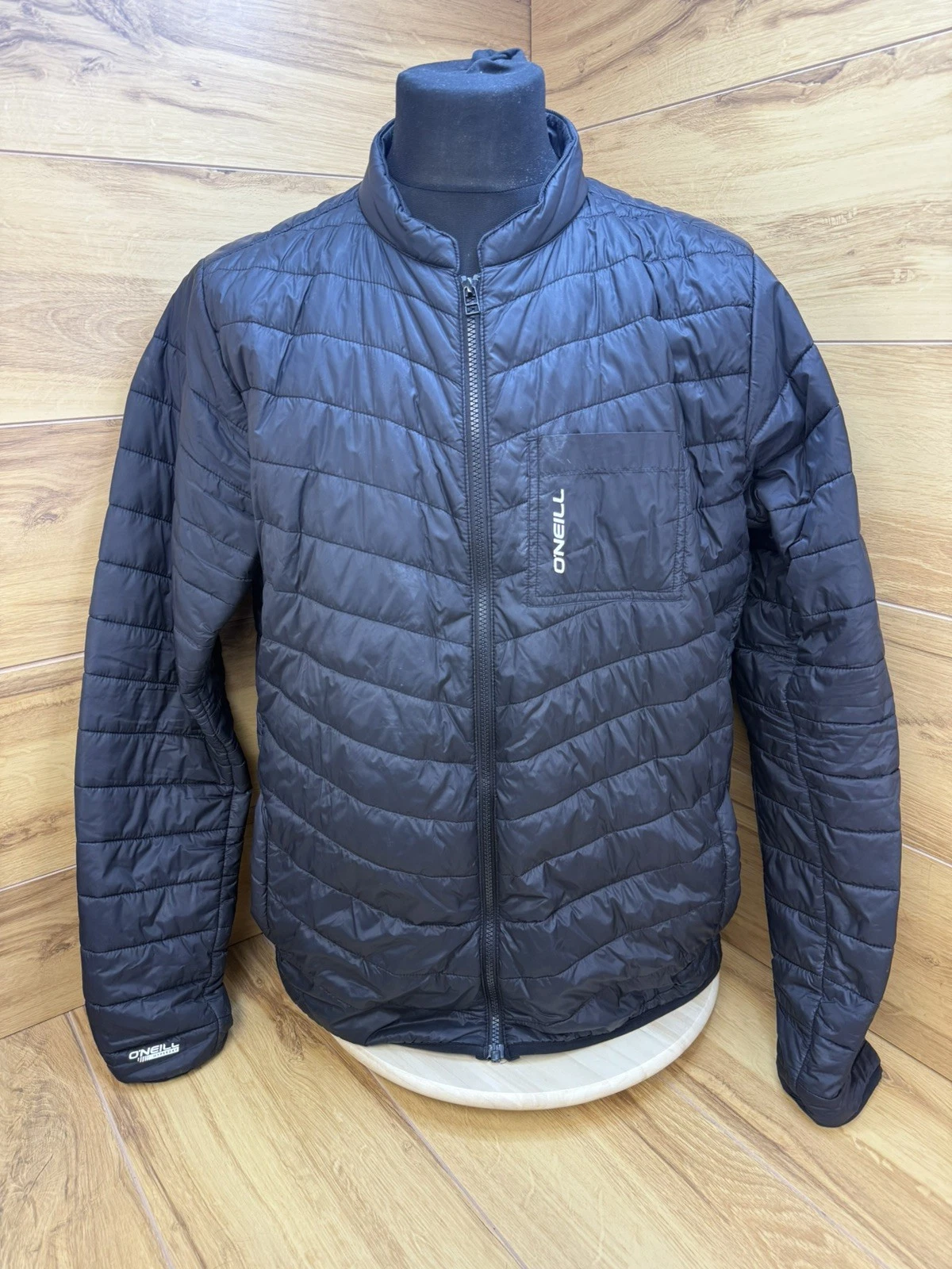 O'NEILL Men's Transit Insulator lightweight Jacket Black Out Size Xl