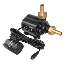 DC 12V Submersible Clear Water Pump, Adjustable Power, 210 GPH Aquarium Fount...