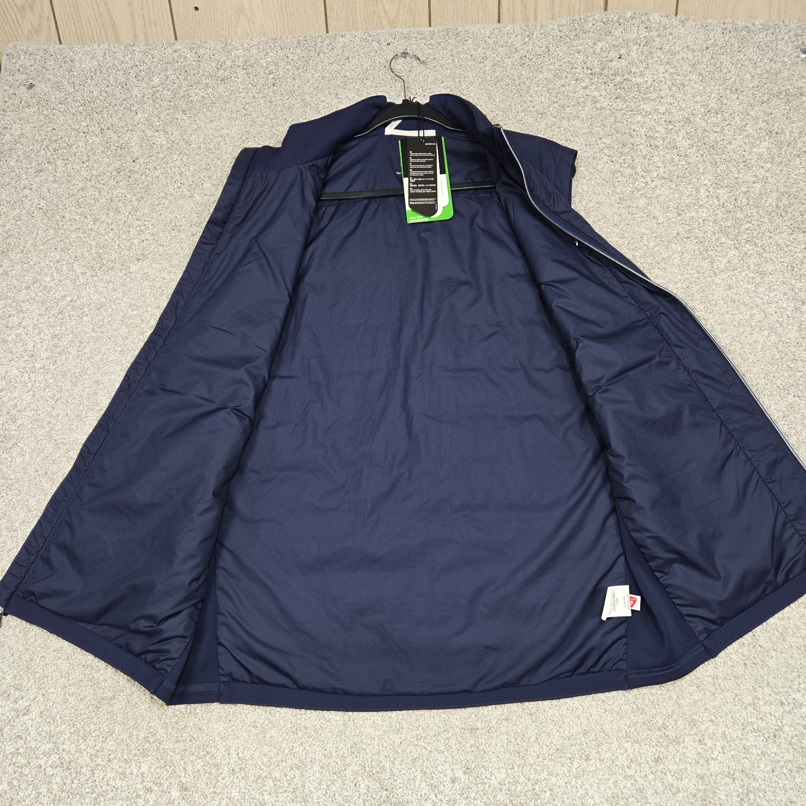 Zero Restriction Z625 Vest Blue Men's Large Orinda country club windwear NWT