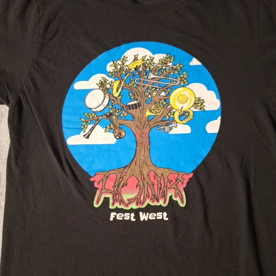 10 Honk Fest West 2017 T-Shirt Size Small Black Seattle Short Sleeve - product detail image 2