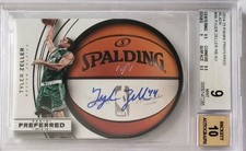 2014-15 Panini Preferred Black #48 Tyler Zeller 1/1 BGS 9 Boston Celtics