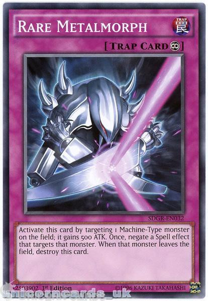 SDGR-EN032 Rare Metalmorph 1st Edition Mint YuGiOh Card