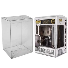 Plastic Box Protector Cases Compatible with Funko Pop! 6" Inch Vinyl (5 Pack)...