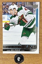 Louie Belpedio 2018-19 Upper Deck Series 1 Young Guns Rookie #211 Minnesota Wild
