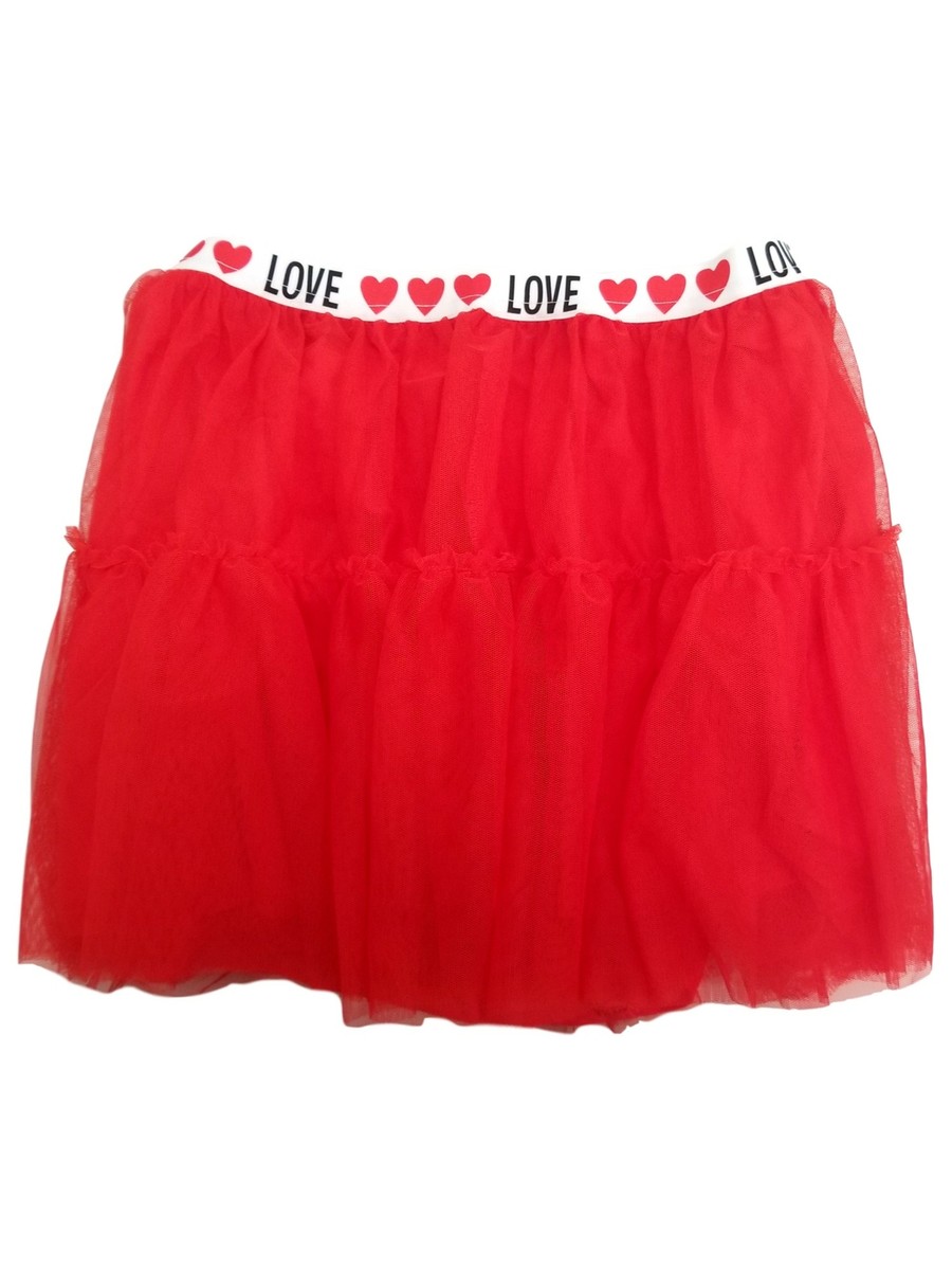 Tutu Skirt Red Tulle Overlay Skirt R0200 Sequin Tutu Overlay