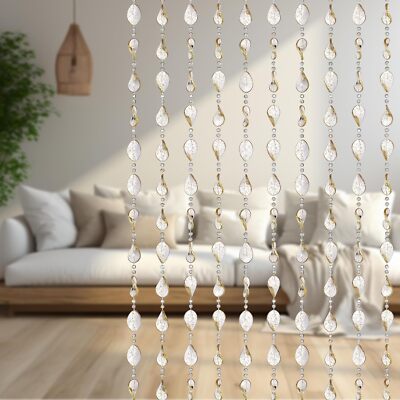 Multi-Pattern Crystal Beaded Curtain Doorway Privacy Hippie Party Wedding  Decor