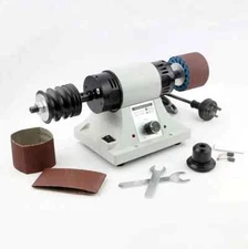 Home Desktop Manual Leather Edge Grinder Polishing Tool Side Grinder 350W