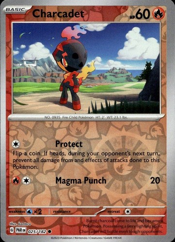 Charcadet 025/182 NM / M Paradox Rift Pokemon Card $2 Combined
