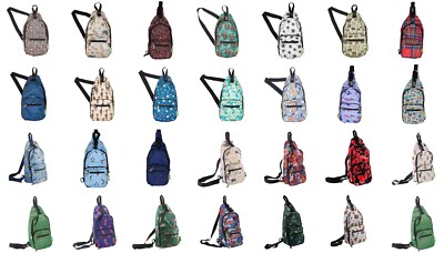Eco Chic leichte faltbare Umhängetasche - recycelter Kunststoff - verschiedene Designs