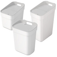 Sorting Waste Bin Recycling Segregation Stackable Curver 10L 20L 30L Handle Lid