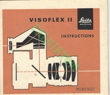 Vintage Leitz Visoflex II Instructions