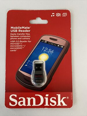 SanDisk MobileMate USB microSD Card Reader. Standard Memory Card Reader