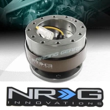 NRG SRK-200GM GUNMETAL BALL LOCK STEERING WHEEL GEN 2.0 QUICK RELEASE ADAPTER