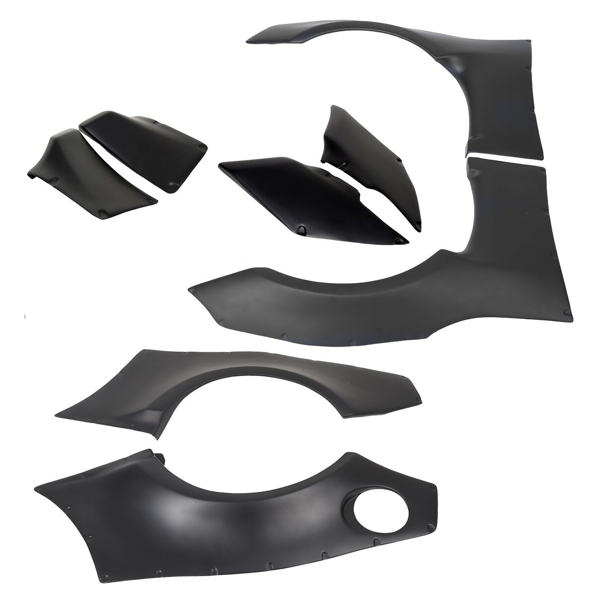 For 13-20 Subaru BRZ 13-16 Scion FRS 86 Wide Body 8pc Fender For 13-20 Subaru BRZ 13-16 Scion FRS 86 Wide Body 8pc Fender