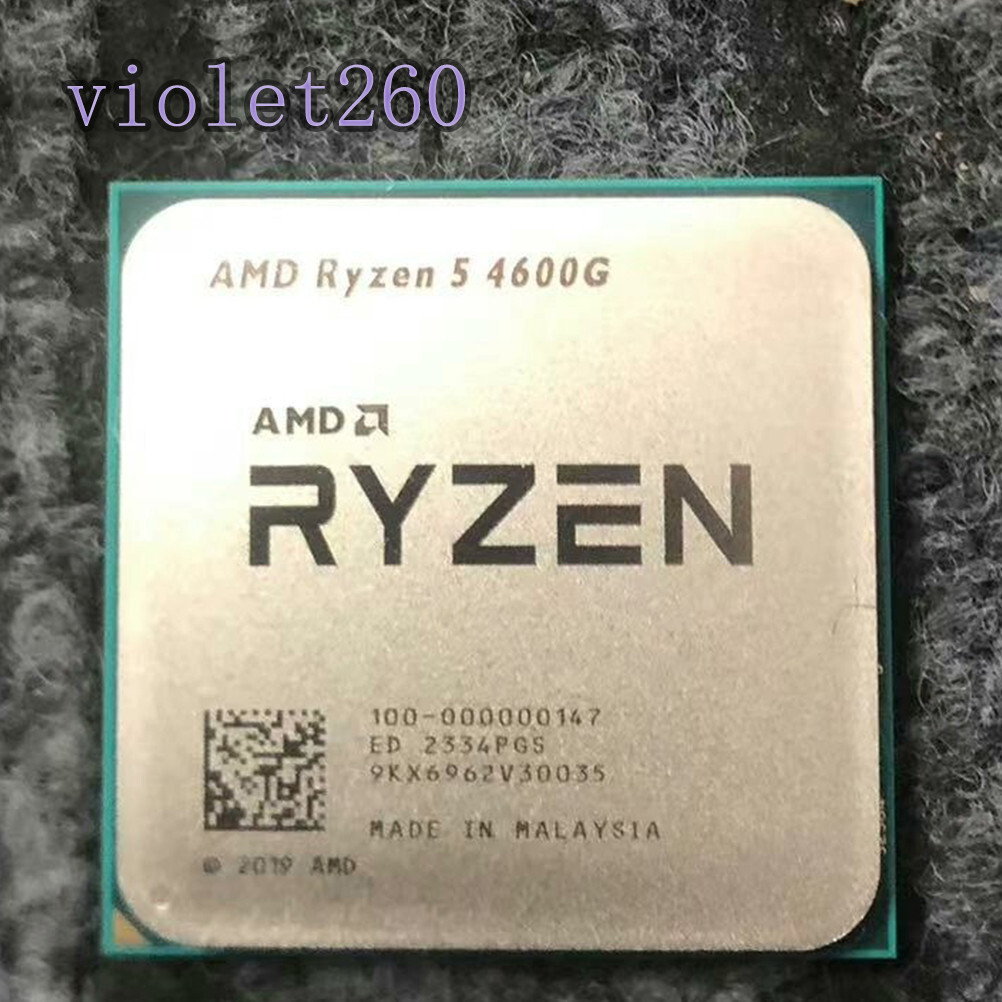 AMD Ryzen 5 4600G AM4 CPU 6-Core 4.2 GHz Processor R5 4600G Radeon