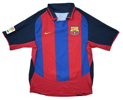 ヴィンテージユニフォームNike FC Barcelona 03/04 Nike 2003-04 FC BARCELONA SHIRT TRIKOT S | eBay