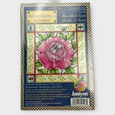 NEW Janlynn Simplicities Counted Cross Stitch Kit #140-0198 Be and Rose Pink