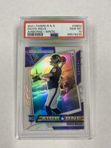 Davis Mills Panini Rookies & Stars Airborne #AB23 White