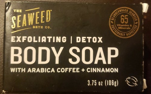 The Seaweed Bath Co. Exfoliating Detox Body Soap, Unscented 3.75 oz.