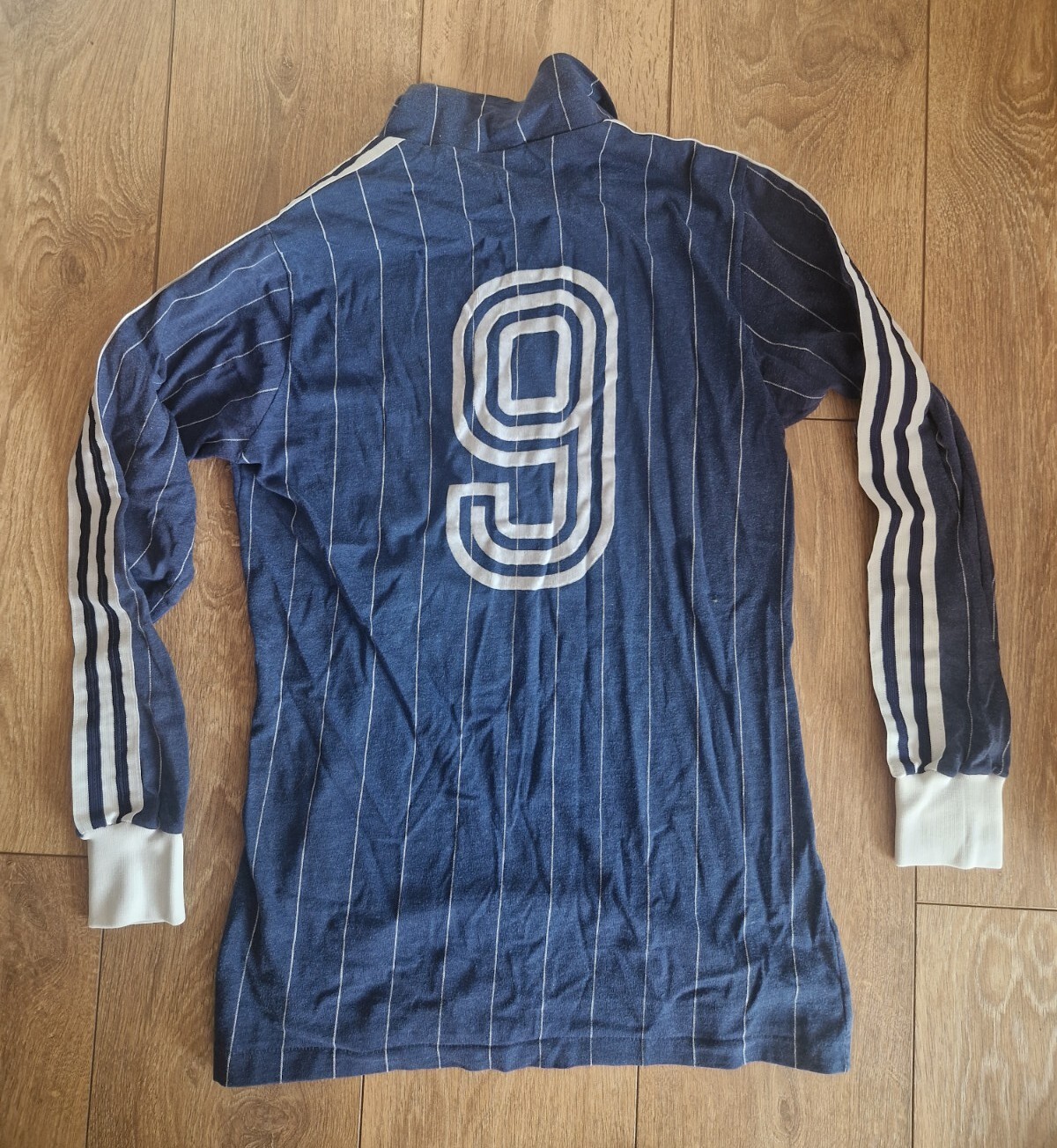 Adidas 1970s vintage football shirt template jersey (M) match worn soccer retro