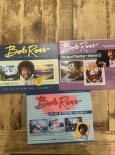 Bob Ross Joy of Painting Firs Printing Volumes 9,10,11 Instruction Books