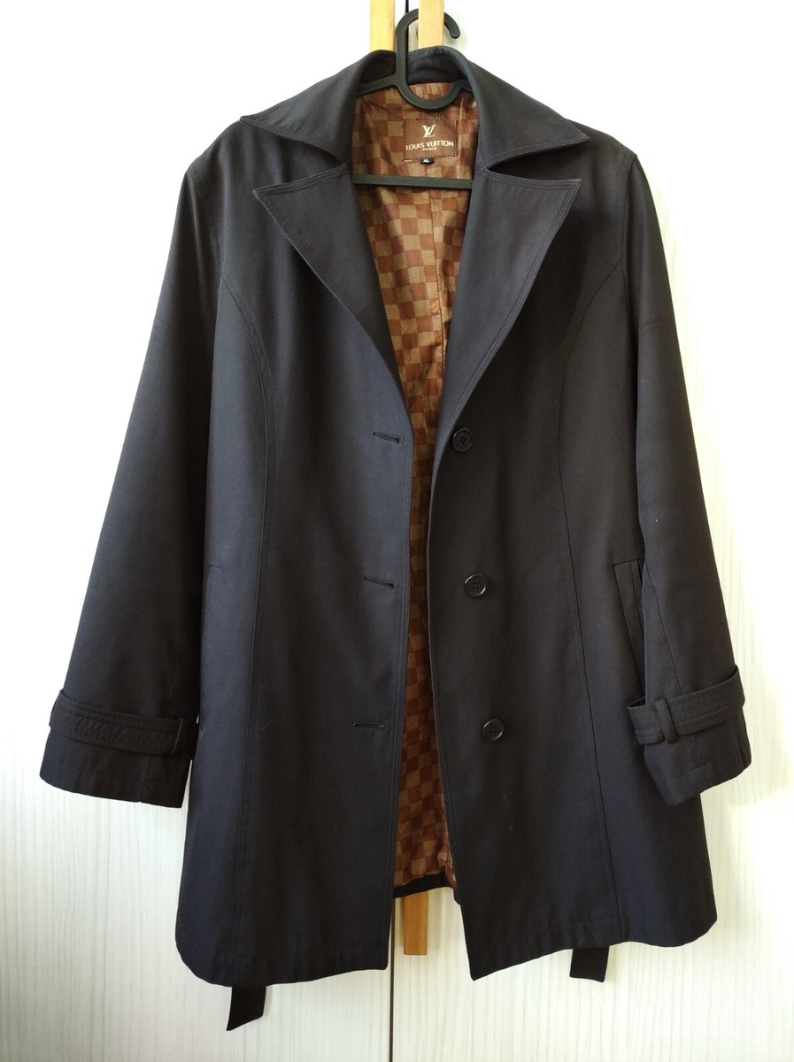 LOUIS VUITTON ダミエトレンチコートM 38 レディース ブラック s-l1200.jpg