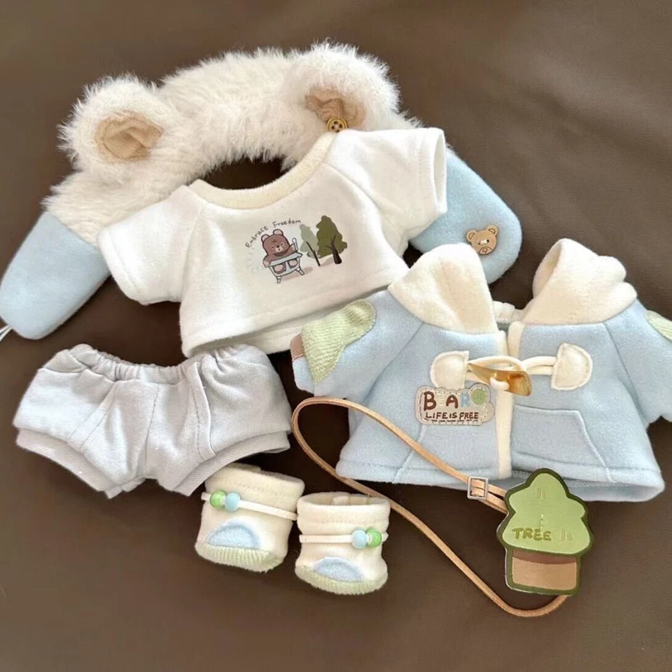 20cm Cotton Doll Clothes Anime Plush Toys Costume Cute Cosplay Moppet Outfit HOT - Image 4 of 4