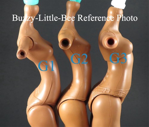 Monster High Doll G2 Clawdeen Wolf Pair of Replacement Arms SEE DESCRIPTION - Picture 3 of 3