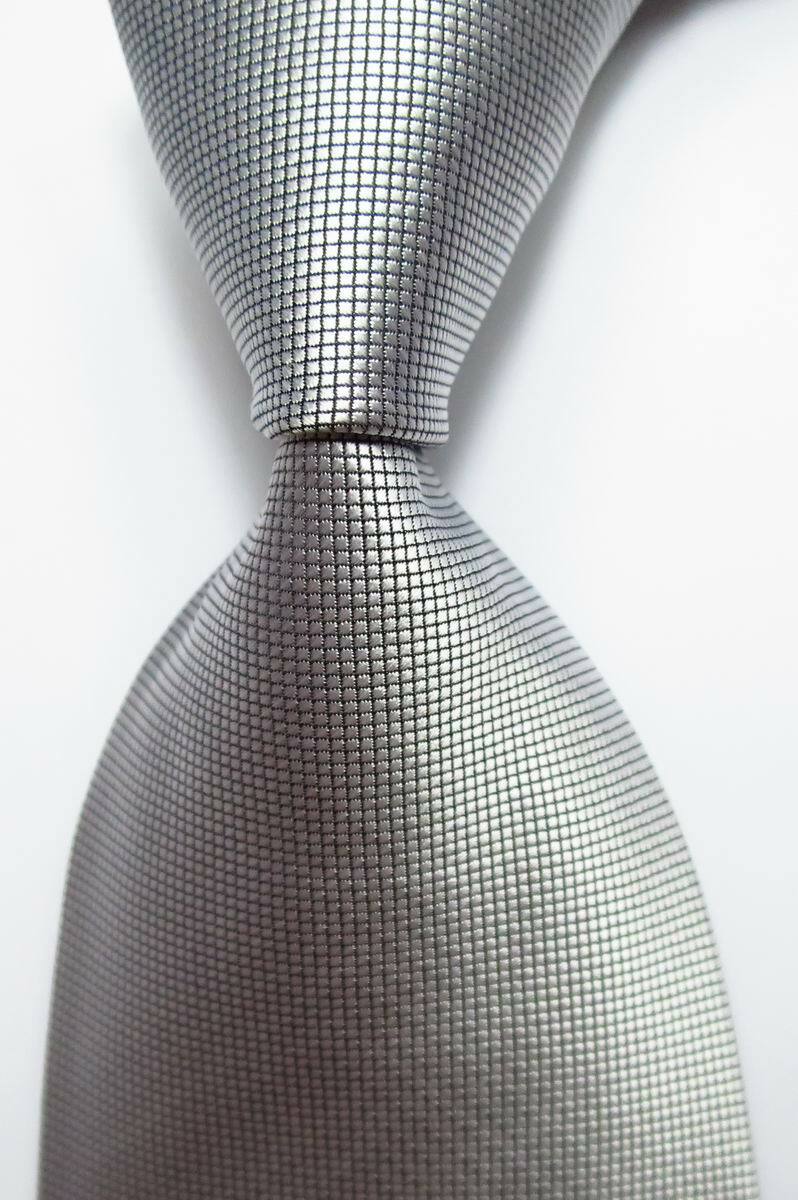 New Classic Checks JACQUARD WOVEN 100% Silk Men's Tie Necktie