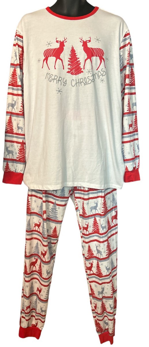 NWT Men\'s Jammies For Your Families Reindeer Slippers Papa White Size XL 12-13 Reindeer Slippers Men | eBay main image 2