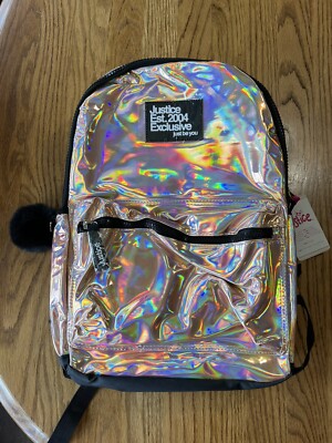 Justice 17 rose gold j sport backpack