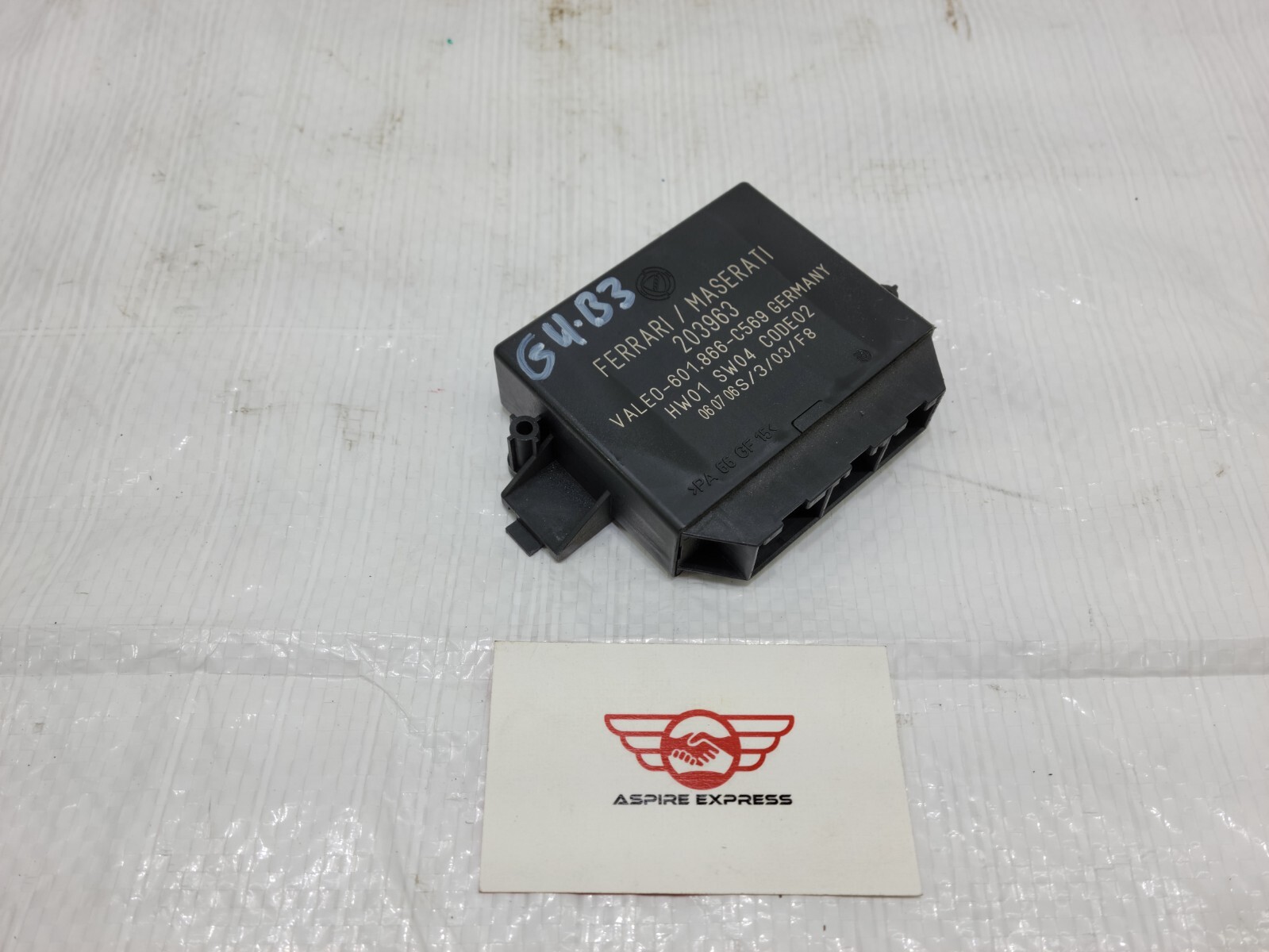 2016 Maserati Quattroporte Parking Assist Sensor Module 601866C569