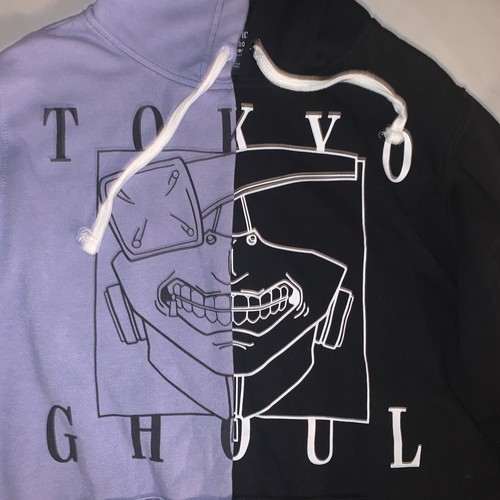 Tokyo Ghoul Purple \u0026 Black Split Hoodie 