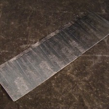 Tiger Lizard Belly Black Print - Leather Wrap Cue Blank - Cue Repair - 002120