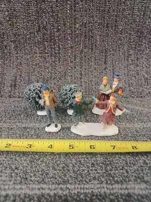 FIVE Lemax Christmas Village Accessories