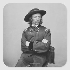 George A. Custer US Army Re-Print 4x4