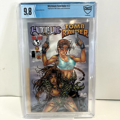 Witchblade/Tomb Raider #0.5C Image 1/2 Half Dynamic Forces Variant COA CBCS 9.8