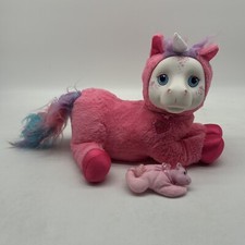2015 Pony Surprise Unicorn Girls Pink Plush No Babies Horse Pony W/ One 1 Baby