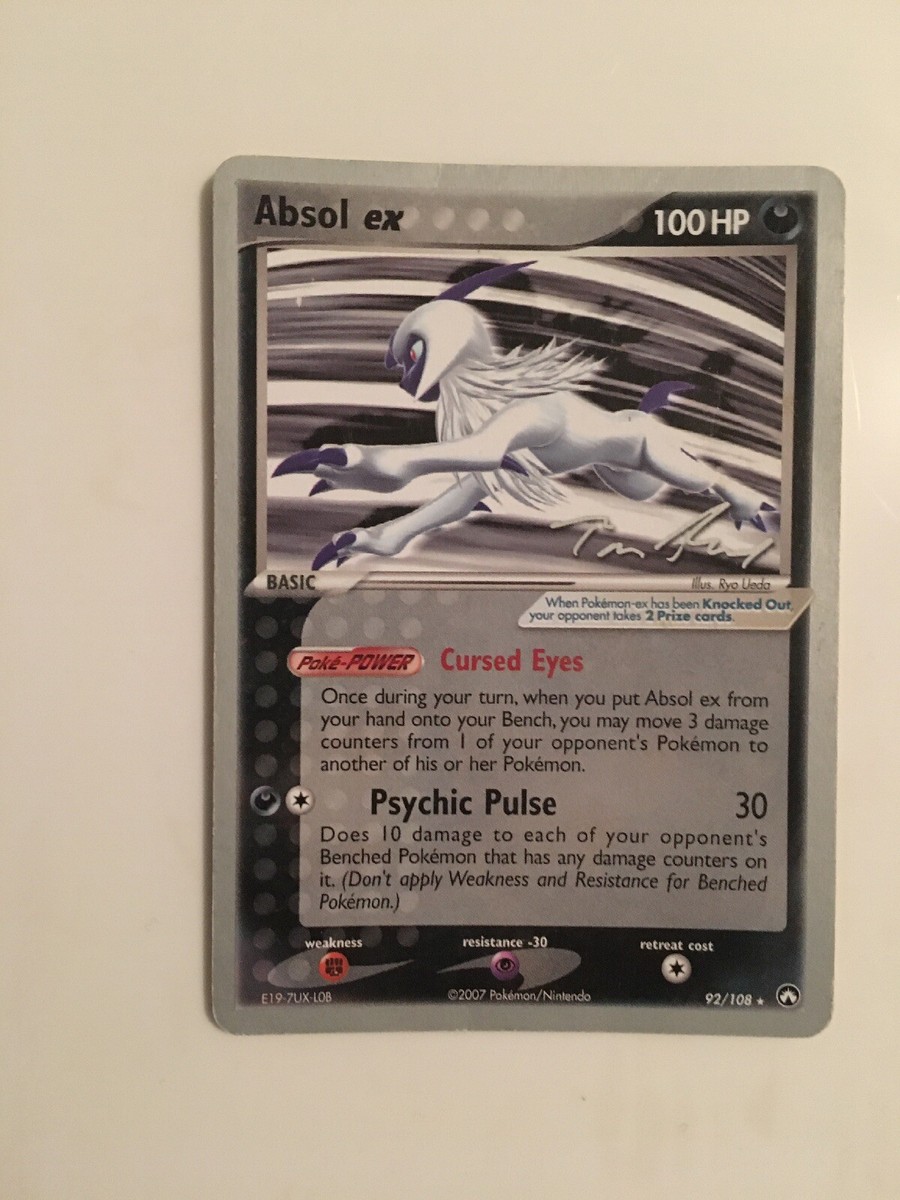ポケモンカードゲーム Absol ex 92/108 gardiens du pouvoir Absol ex - 92/108 - Ultra-Rare PL Power Keepers Pokemon | eBay
