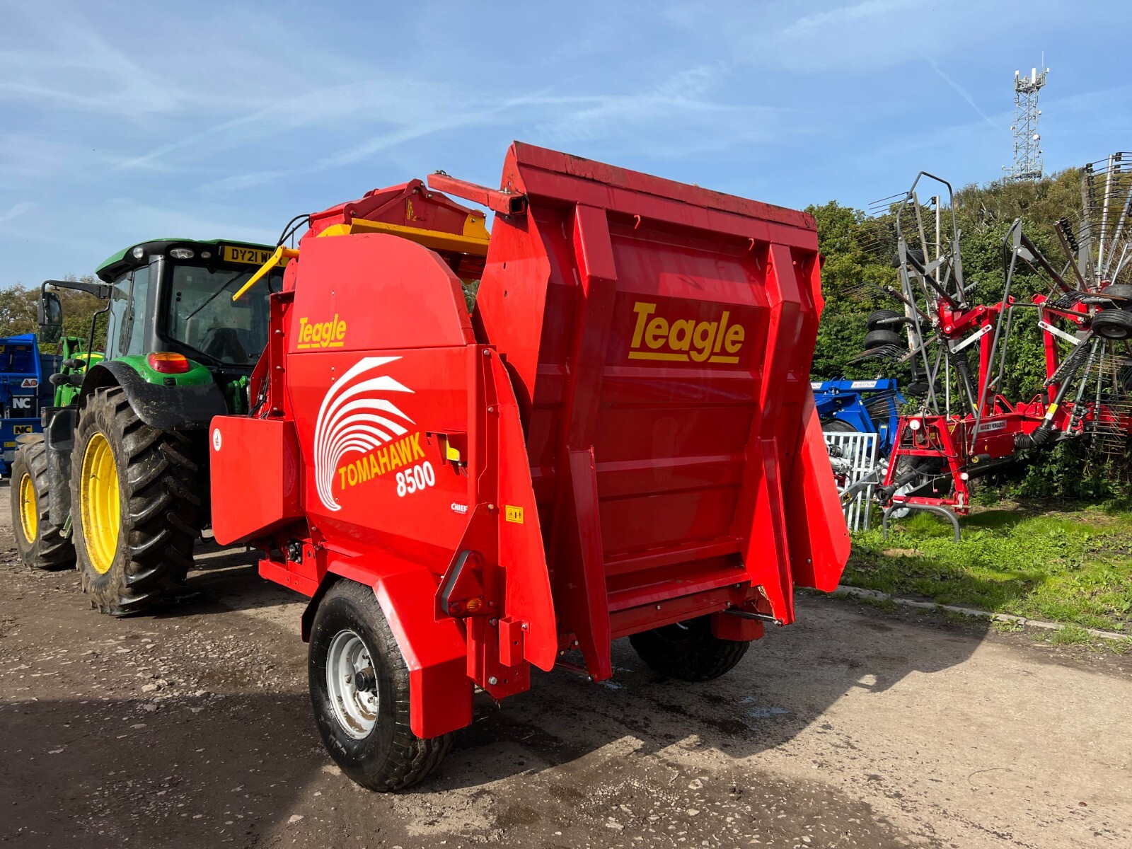 Teagle 8500 straw chopper eBay